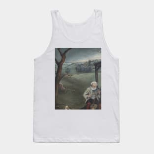 Oil painting of an old man unknown artist Tank Top